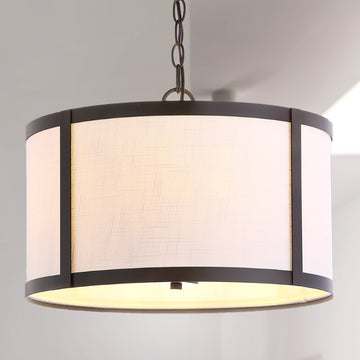 Thatcher 17" Metal LED Pendant Light - JONATHAN Y